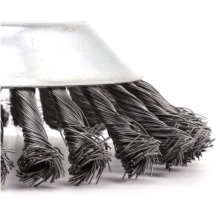 Weed Trimmer Head | Steel Wire Brush Cutter Attachment | Universal Heavy-Duty Brush for String Trimmers