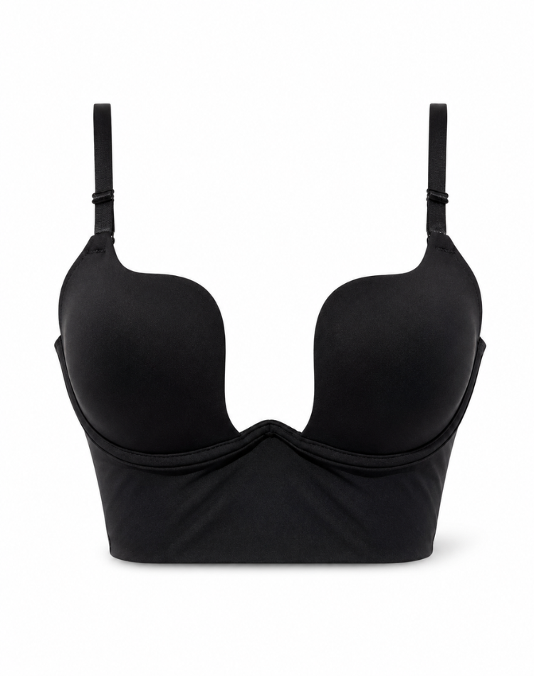 Willow - Women’s backless push up bra self supporting with adjustable straps