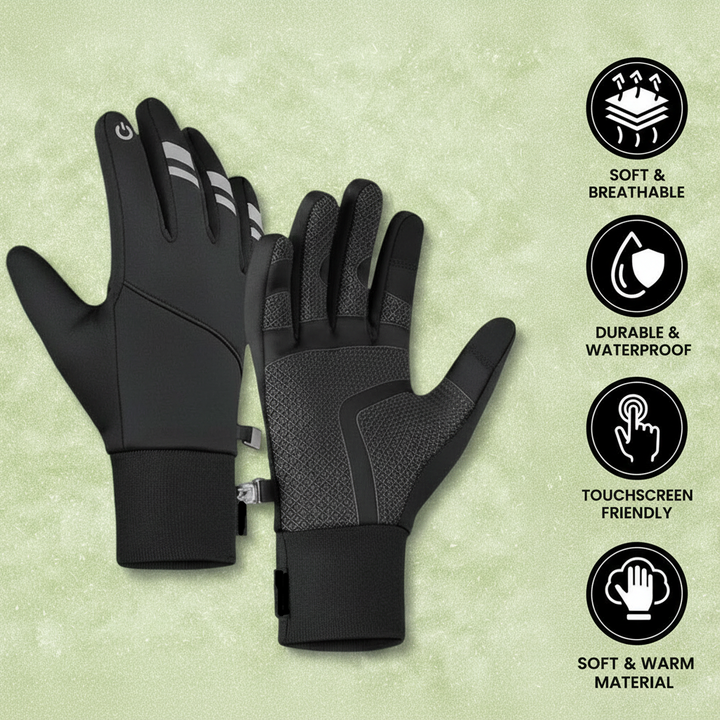 Winter Gloves | Thermal Insulated Touchscreen Design | Windproof Water-Repellent Protection