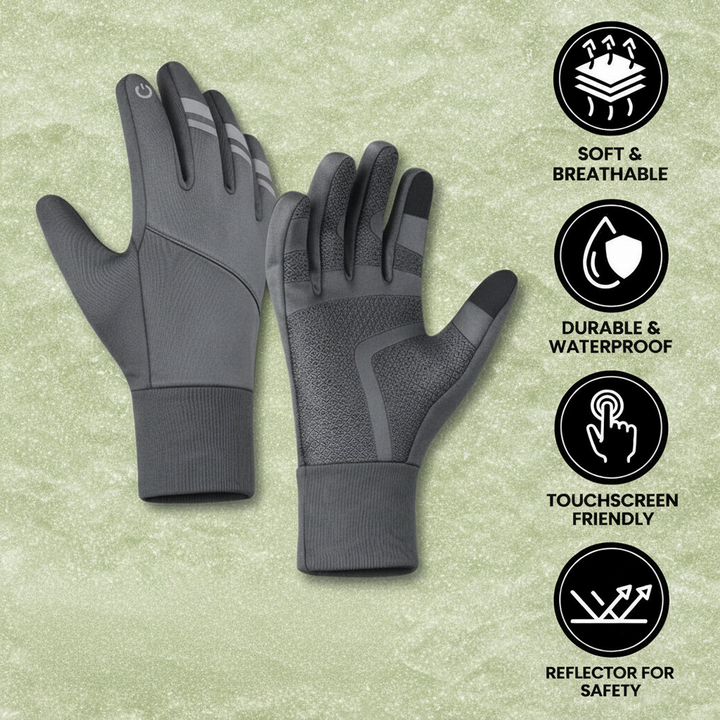 Winter Gloves | Thermal Insulated Touchscreen Design | Windproof Water-Repellent Protection
