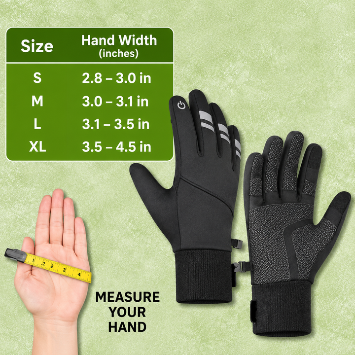 Winter Gloves | Thermal Insulated Touchscreen Design | Windproof Water-Repellent Protection