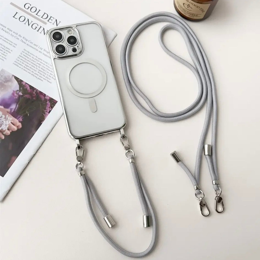 iPhone Crossbody Case | MagSafe Compatible Protection | Adjustable Strap Design | Slim Everyday Carry