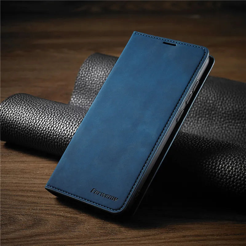 iPhone Wallet Case | Magnetic Card Holder | Premium Leather-Look Protection | Slim Folio Design