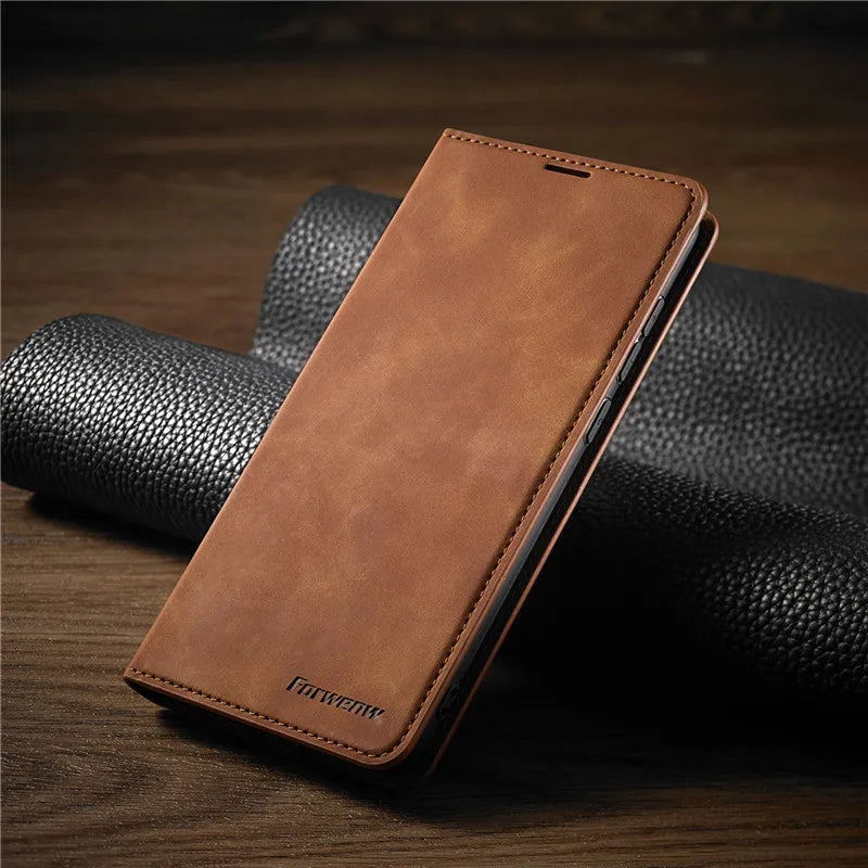iPhone Wallet Case | Magnetic Card Holder | Premium Leather-Look Protection | Slim Folio Design