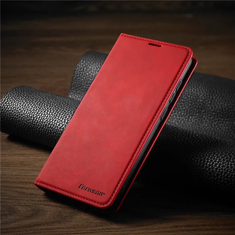 iPhone Wallet Case | Magnetic Card Holder | Premium Leather-Look Protection | Slim Folio Design