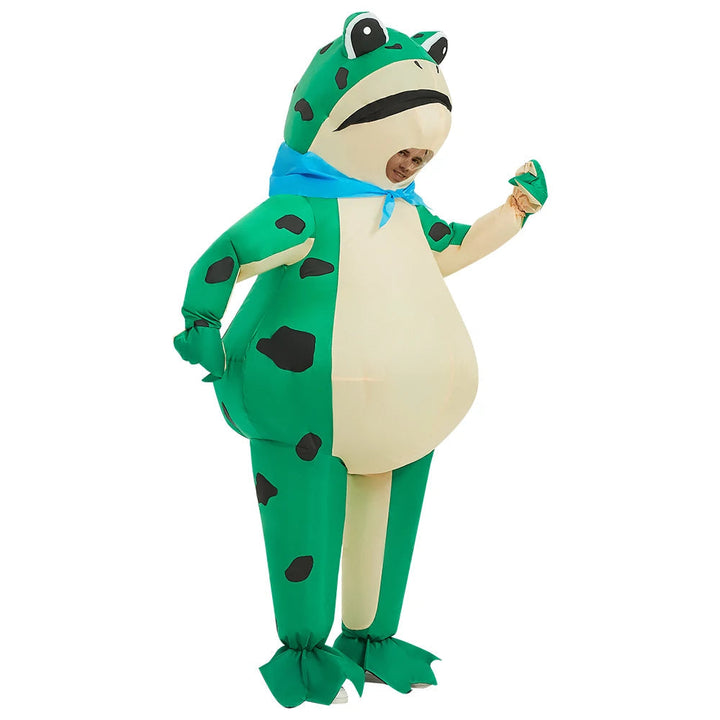 Adult Inflatable Frog Costume | Funny Full Body Party Outfit | Halloween Costume