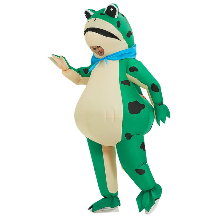 Adult Inflatable Frog Costume | Funny Full Body Party Outfit | Halloween Costume