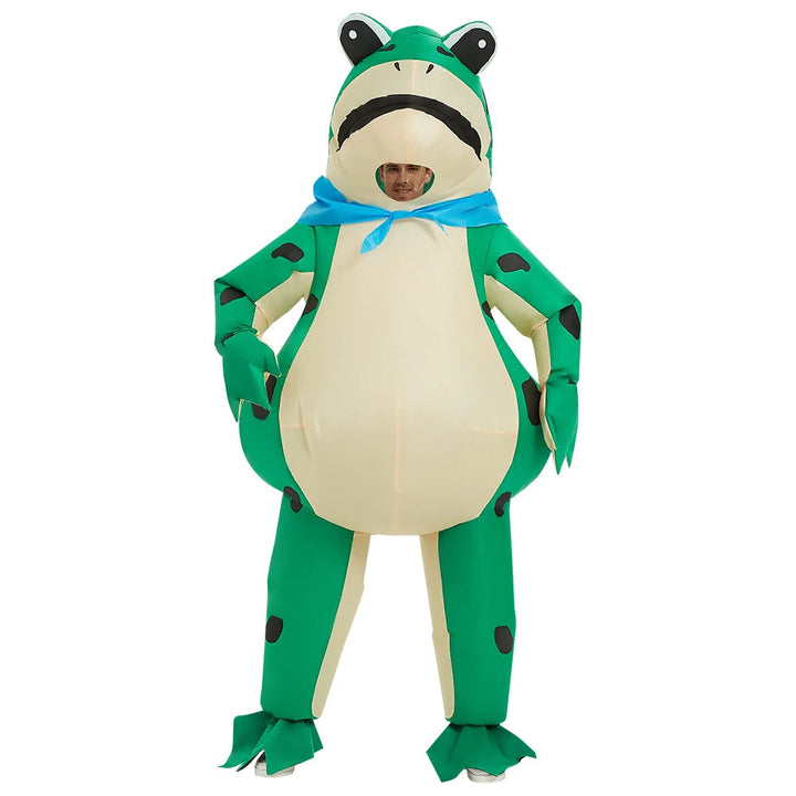 Adult Inflatable Frog Costume | Funny Full Body Party Outfit | Halloween Costume