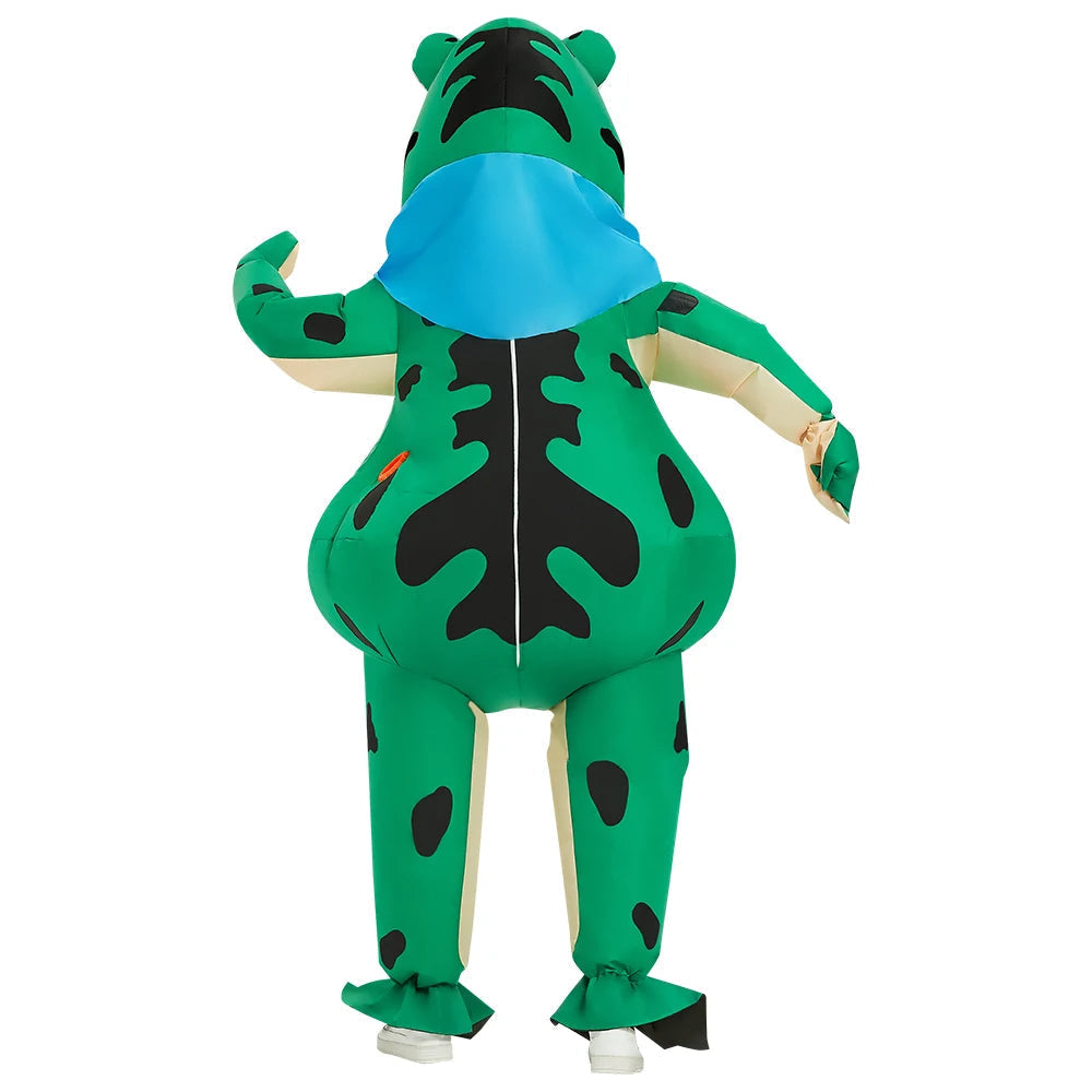 Adult Inflatable Frog Costume | Funny Full Body Party Outfit | Halloween Costume